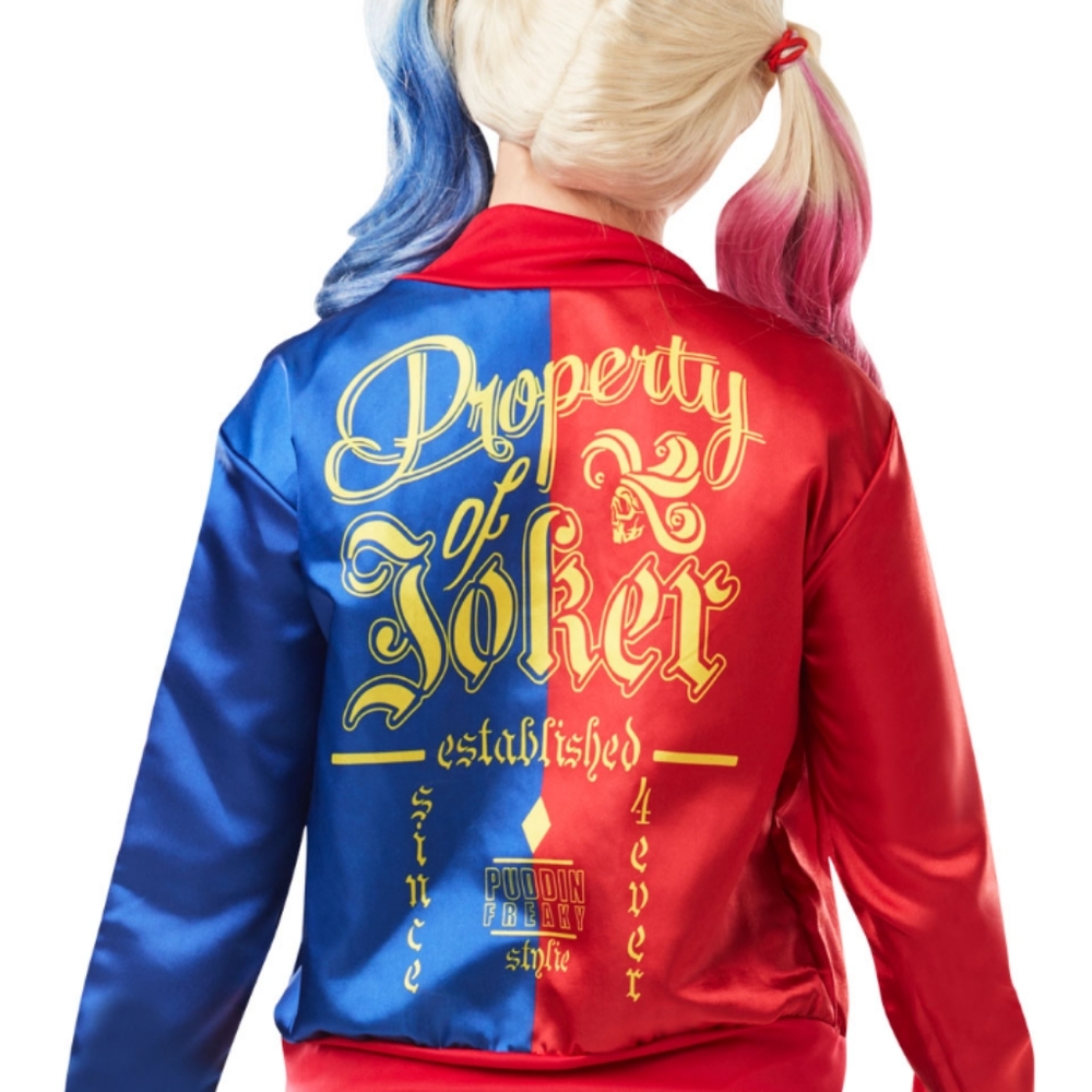 NWT Suicide Squad Spirit Halloween Harley Quinn Property Of Joker Jacket Small